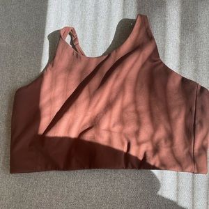 Girlfriend Collective Brown Bra